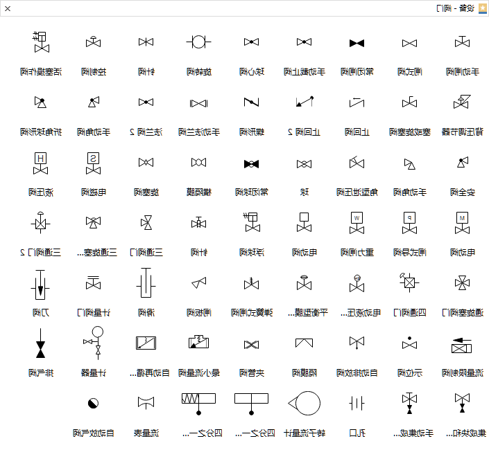 阀门符号