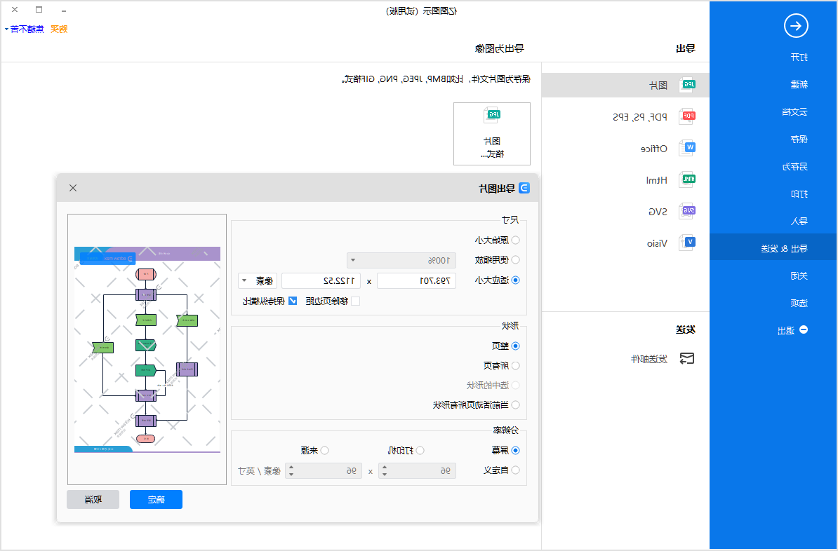 程序流程图保存