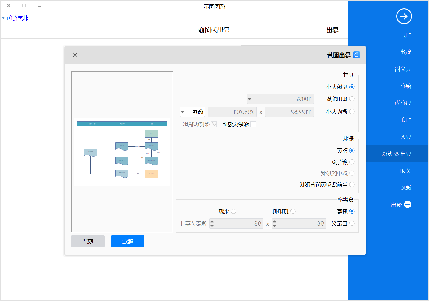 业务流程图打印