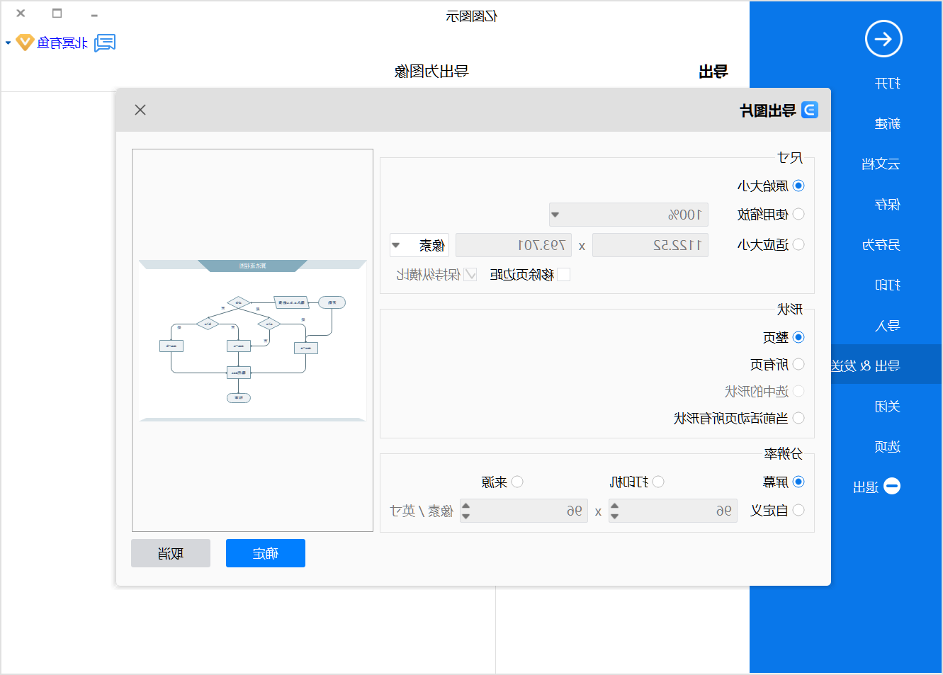 算法流程图保存