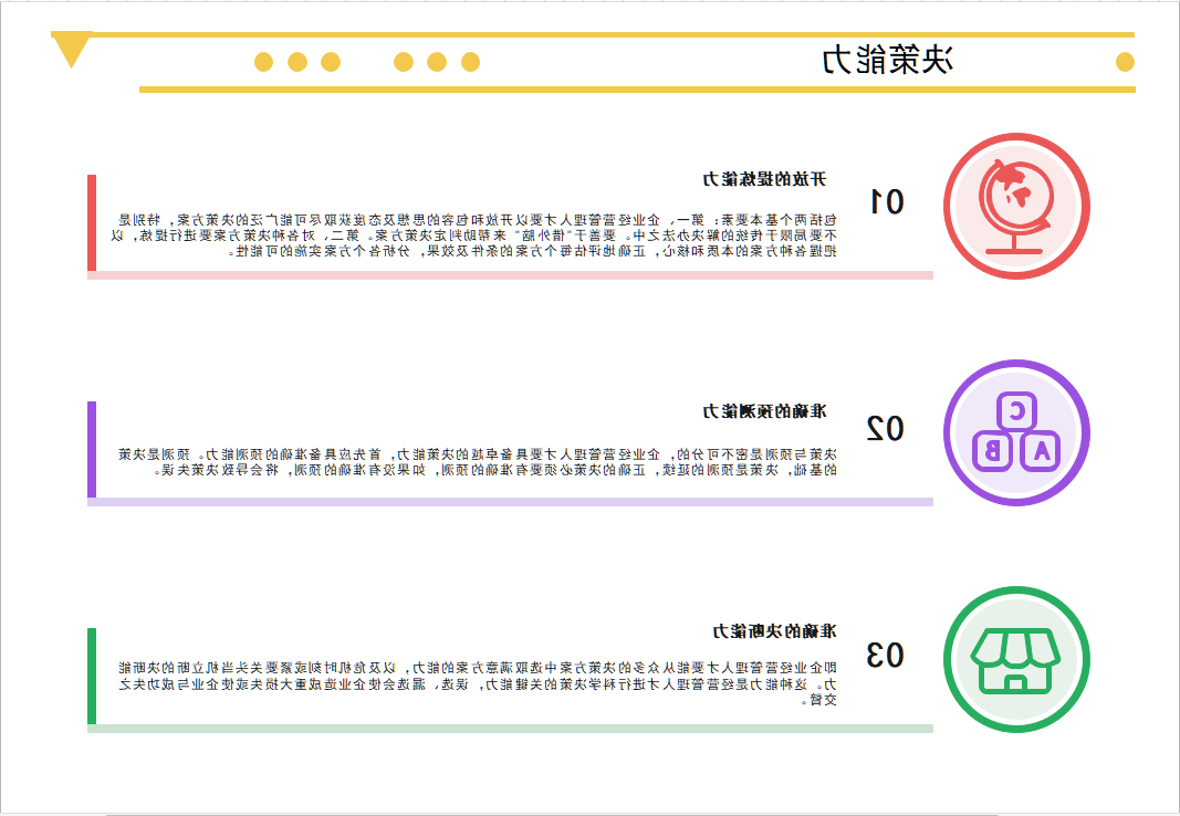 决策能力图